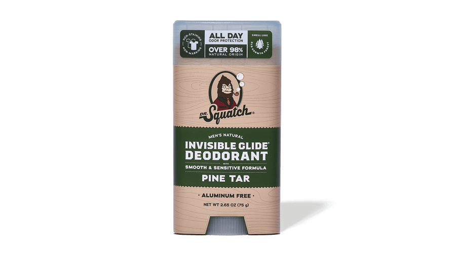 Pine Tar Invisible Glide Deodorant - Soft Glow