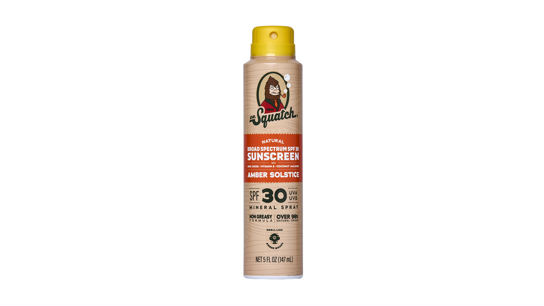 Dr. Squatch Spray | SPF 30 UVA/UVB Protection | Non-Greasy Mineral Sunscreen for Men - Skin Support