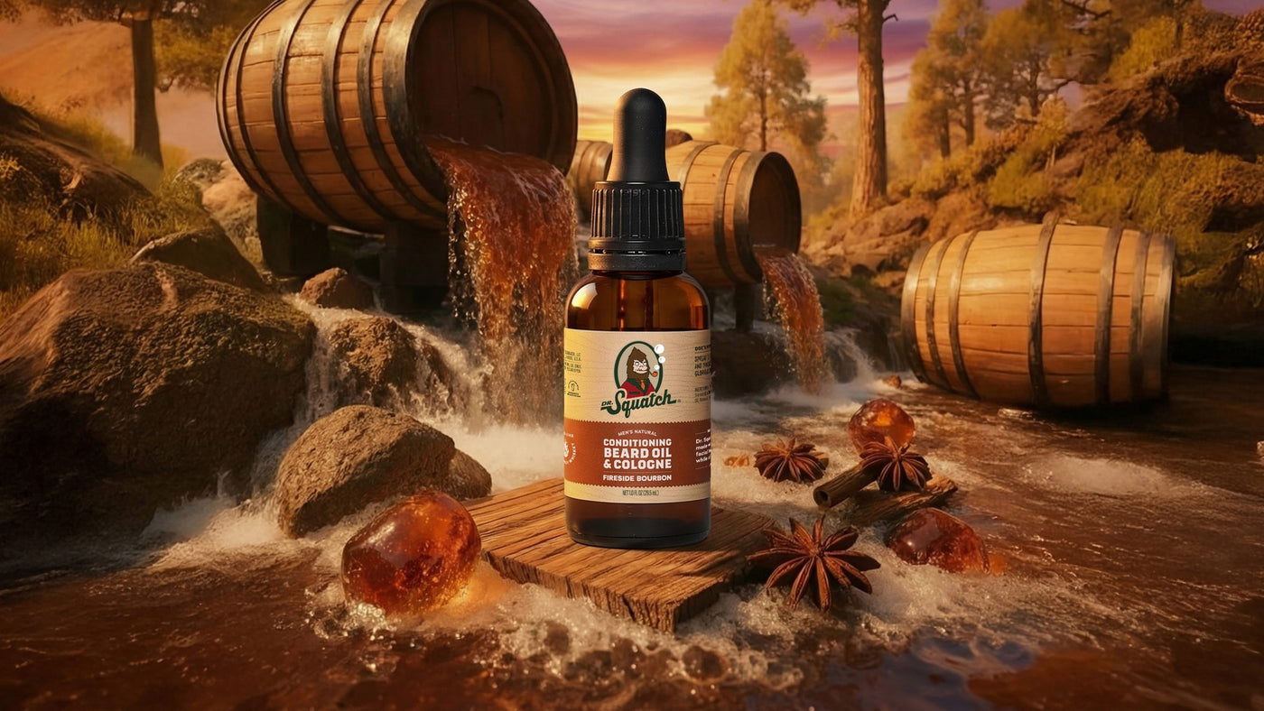 Conditioning Beard Oil & Cologne Fireside Bourbon - Clean Mood