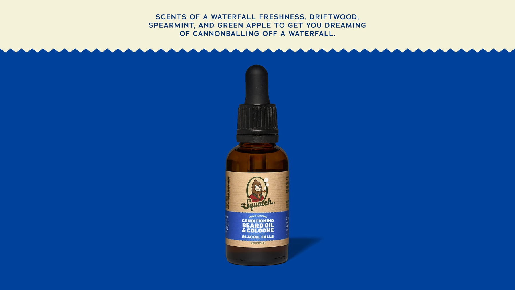 Conditioning Beard Oil & Cologne Glacial Falls - Skin Support