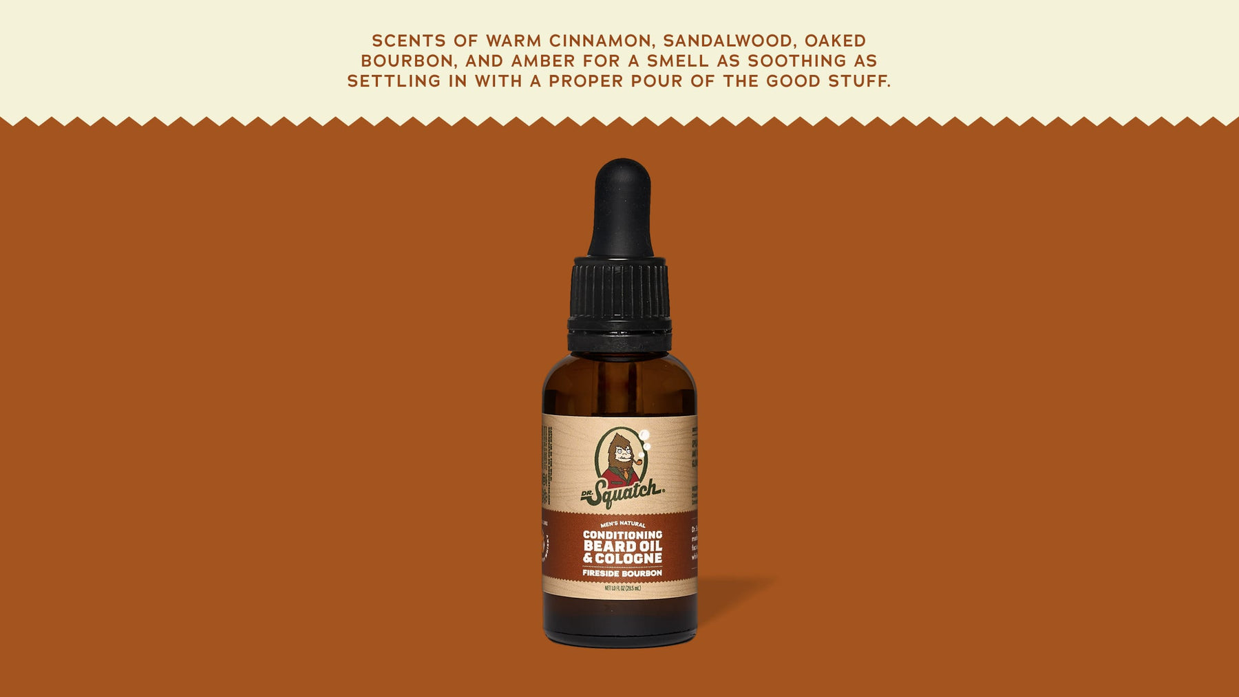 Conditioning Beard Oil & Cologne Fireside Bourbon - Clean Mood