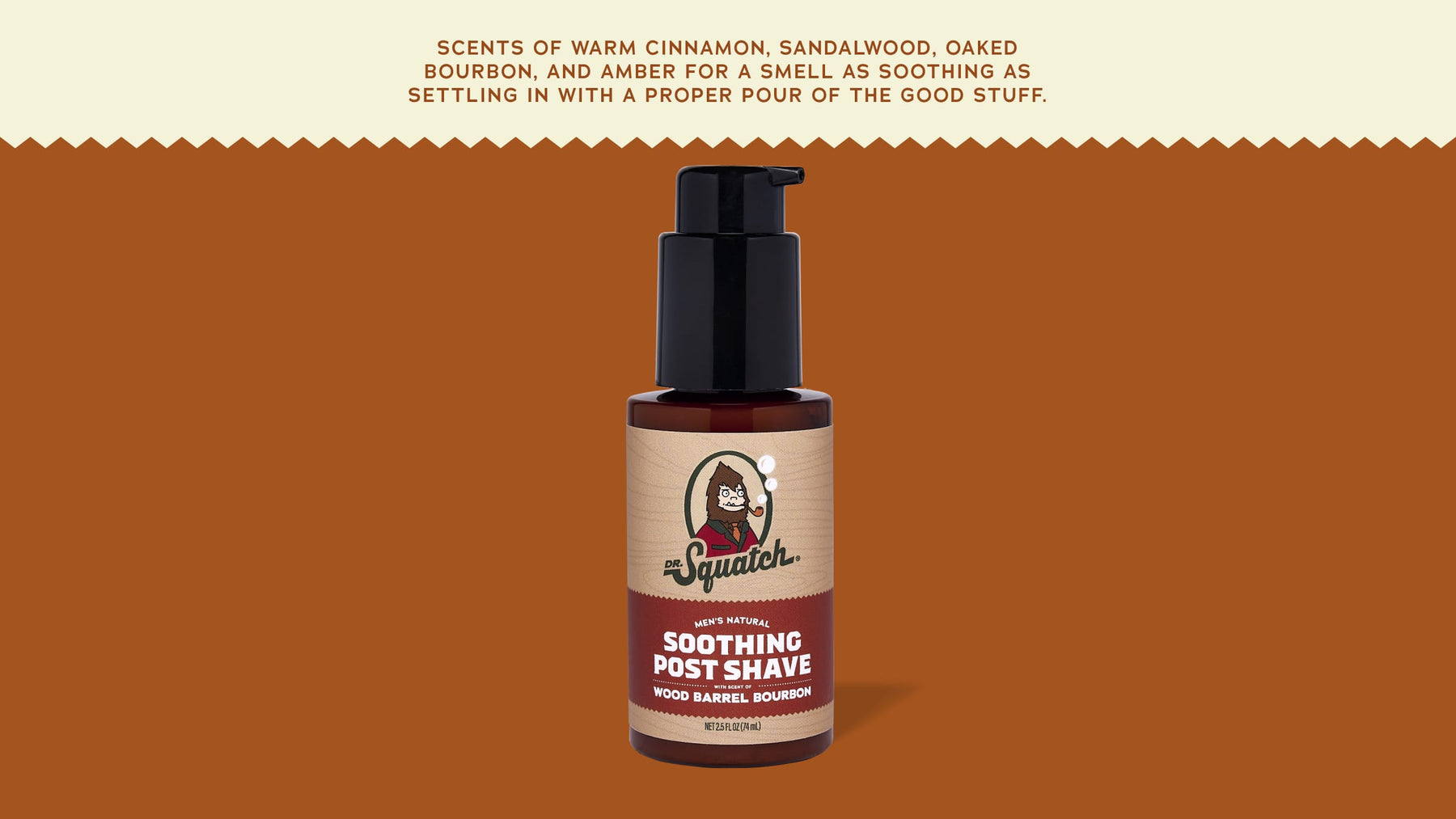 Soothing Post Shave Wood Barrel Bourbon - Fresh Shave