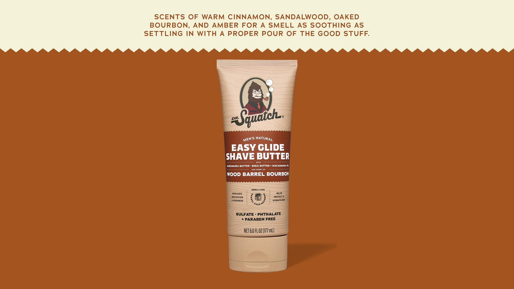 Easy Glide Shave Butter Wood Barrel Bourbon - Easy Set