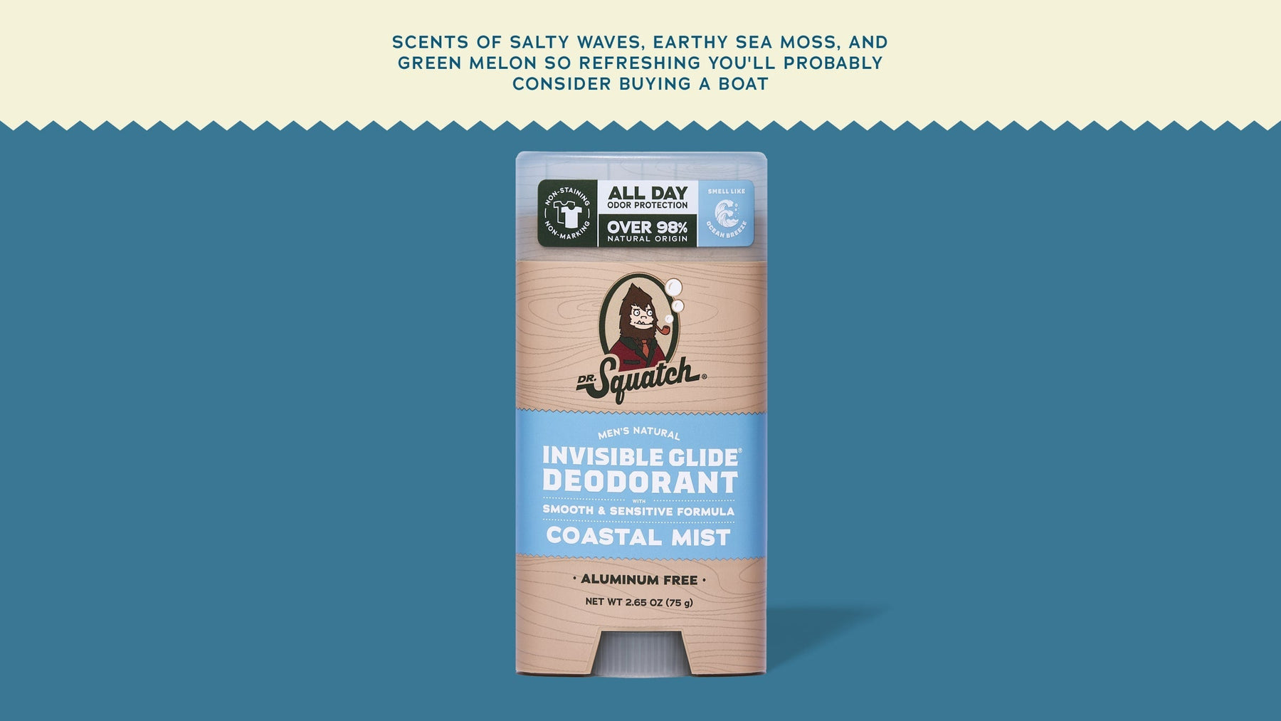 Coastal Mist Invisible Glide Deodorant - Bright Scent