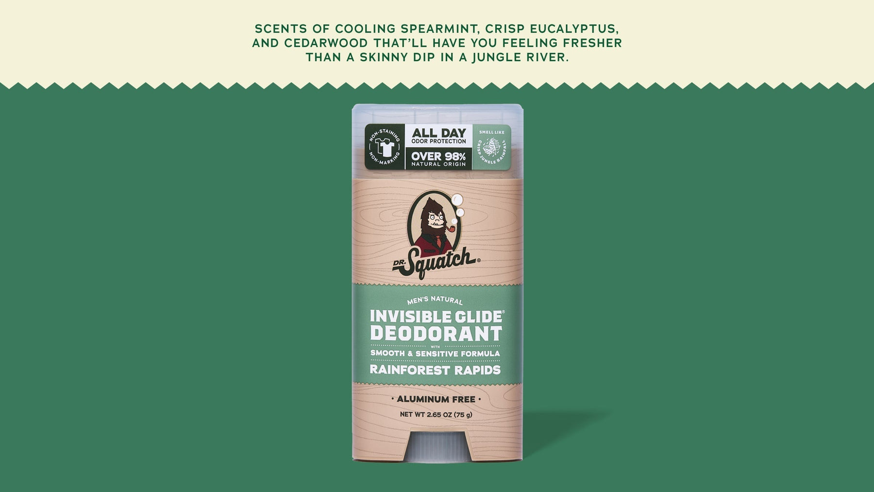 Rainforest Rapids Invisible Glide Deodorant - Cozy Glow