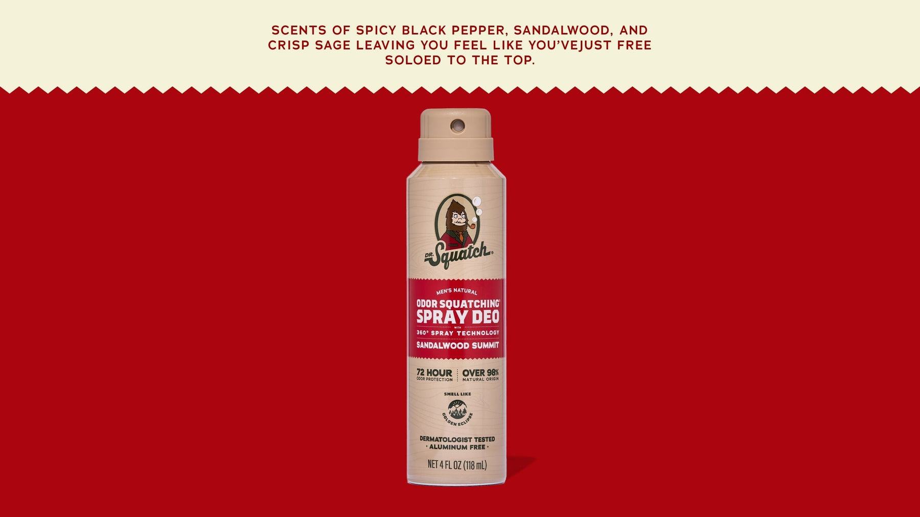 Sandalwood Summit Spray Deodorant - Home Glow