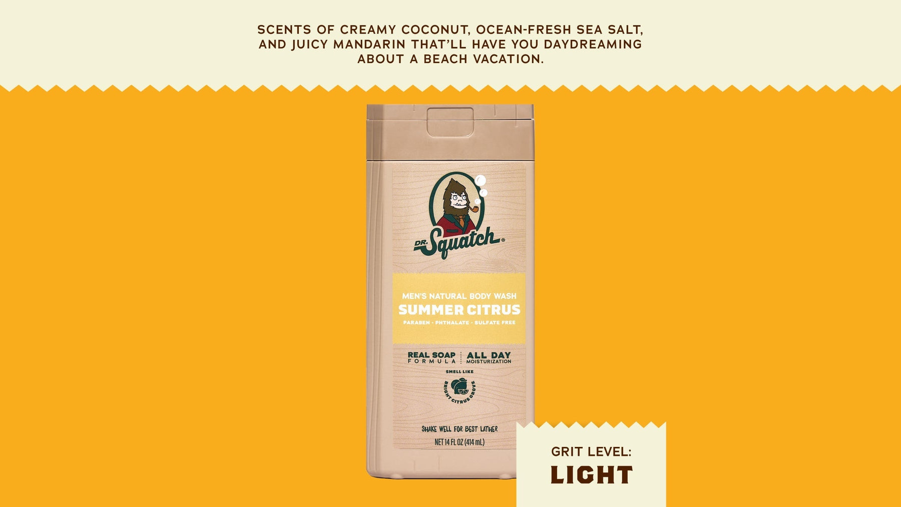 14 oz Summer Citrus Body Wash - Classic Notes