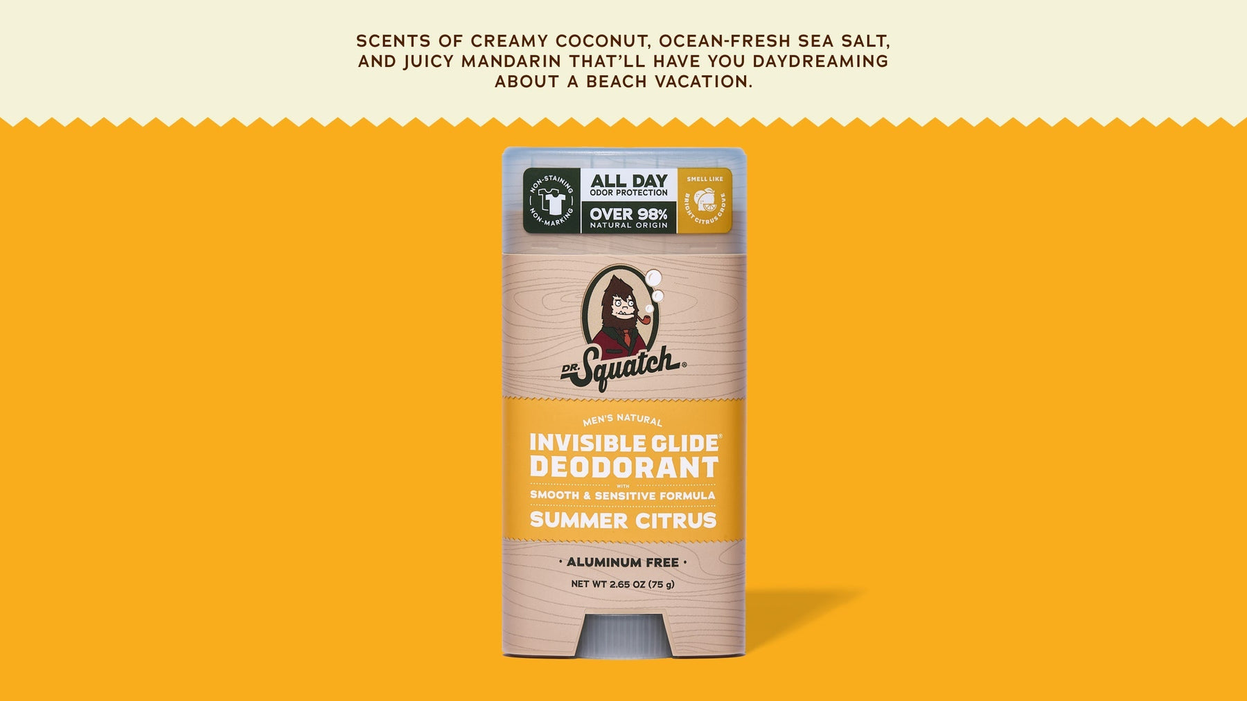 Summer Citrus Invisible Glide Deodorant - Clean Mood