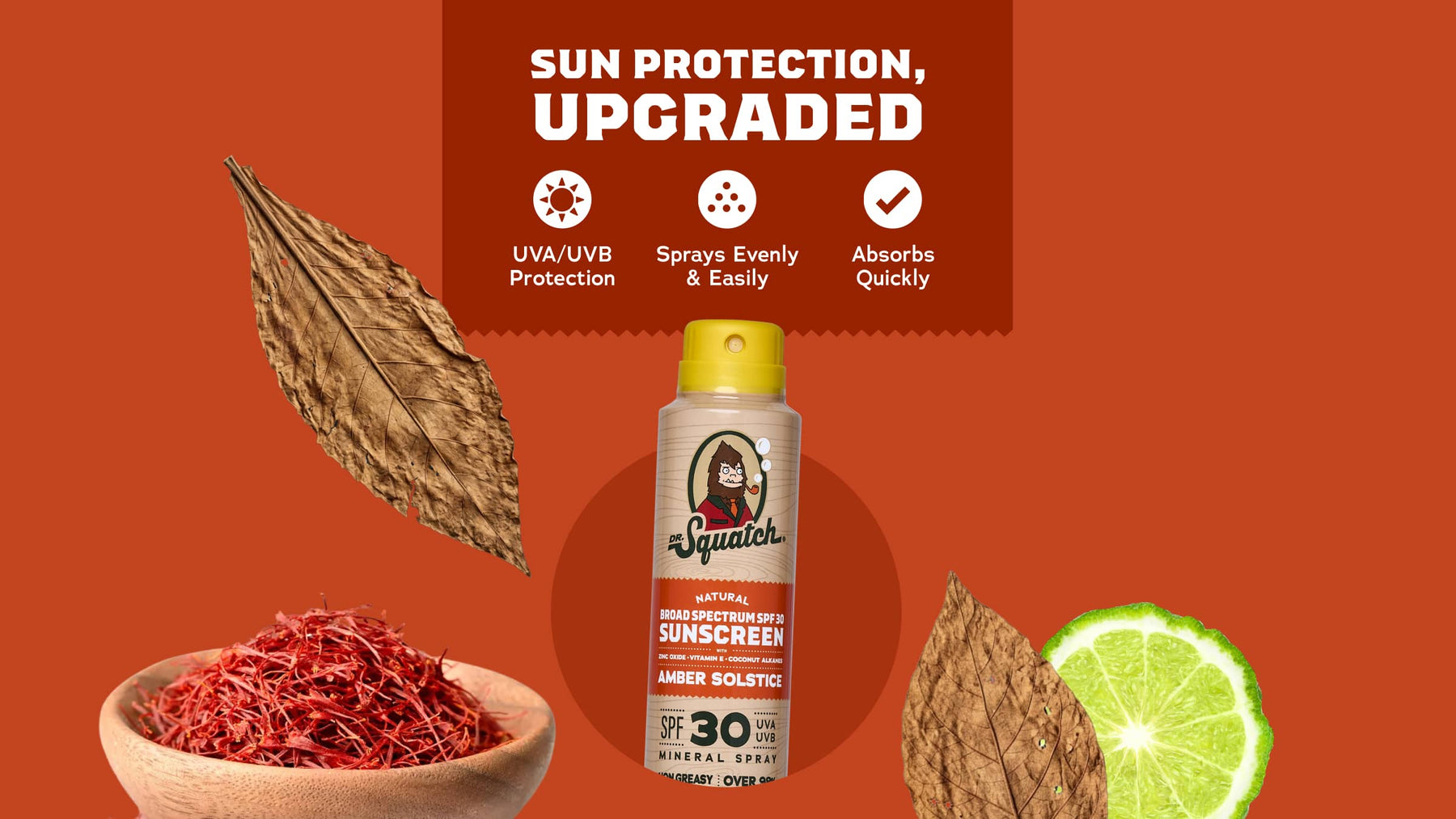 Amber Solstice Spray Sunscreen - Daily Glow