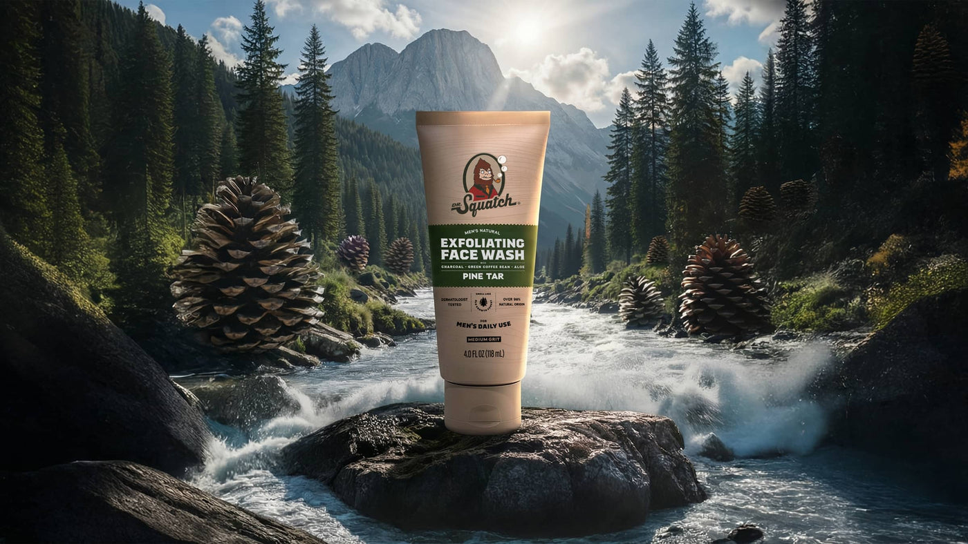 Pine Tar Exfoliating Face Wash - Daily Scent