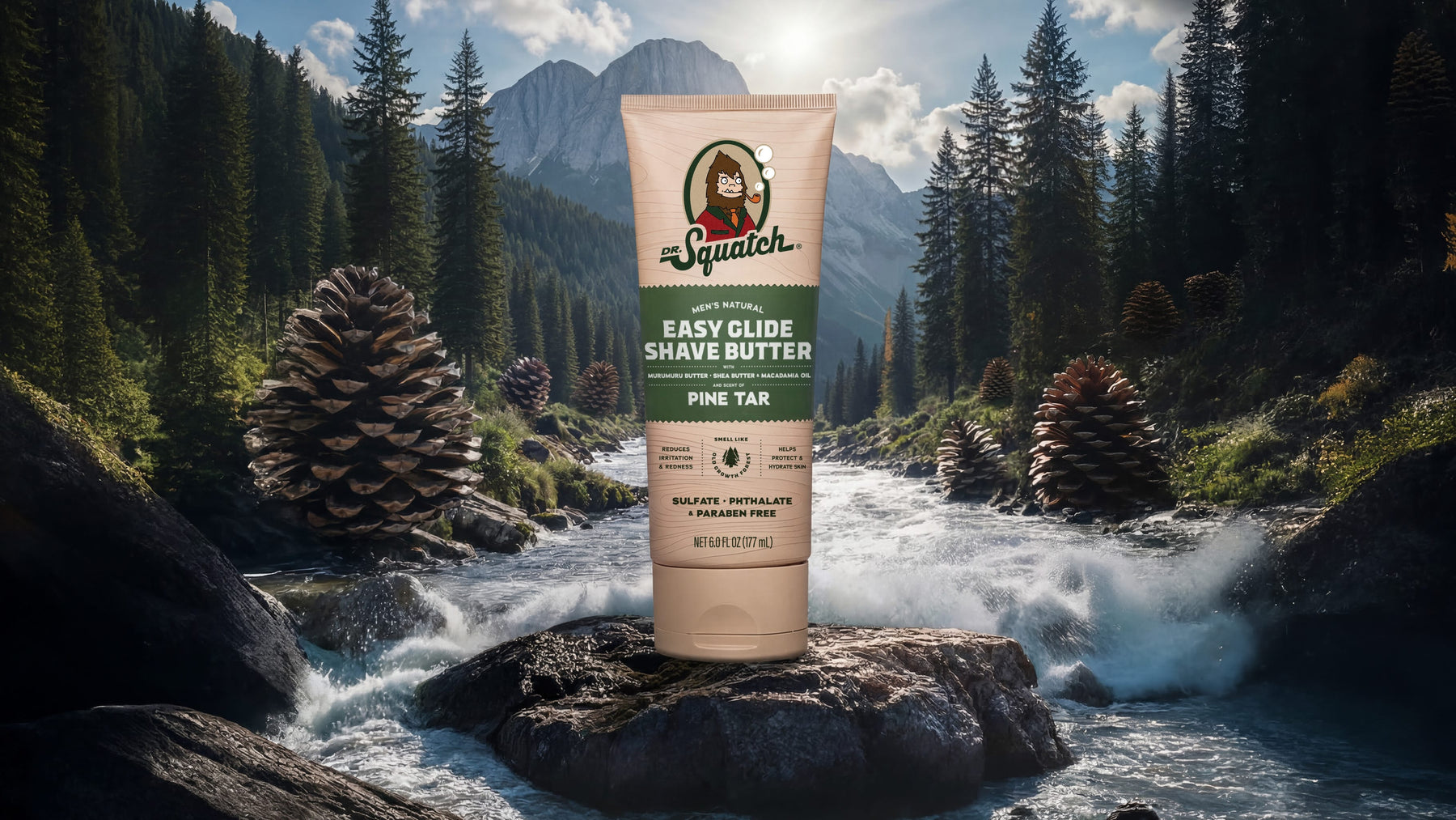 Easy Glide Shave Butter Pine Tar - Ready Routine