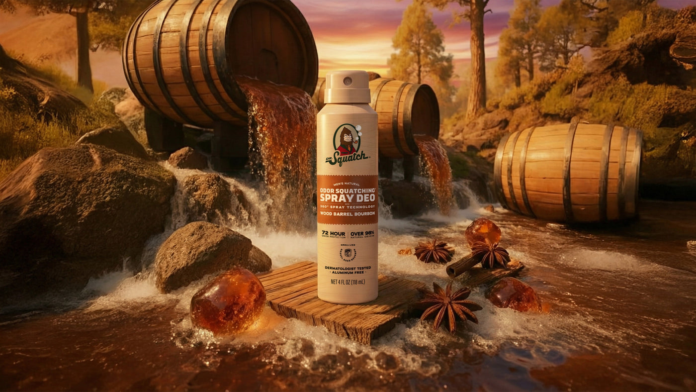 Wood Barrel Bourbon Spray Deodorant - Fresh Notes