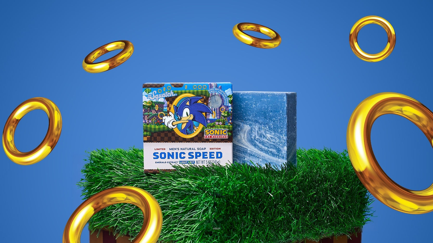 Sonic Speed Bar Soap - Clean Finish