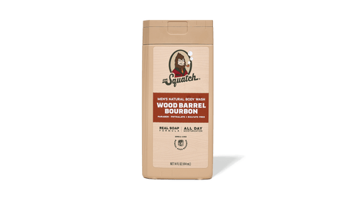 14 oz Wood Barrel Bourbon Body Wash - Cozy Glow