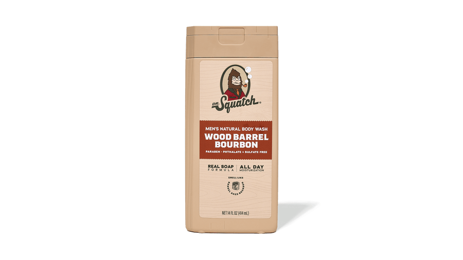 14 oz Wood Barrel Bourbon Body Wash - Cozy Glow